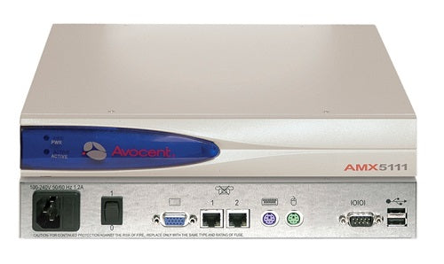Avocent AMX5111-001 AMX 4 Pin PS/2 & USB 1U Rack-mountable Desktop Console
