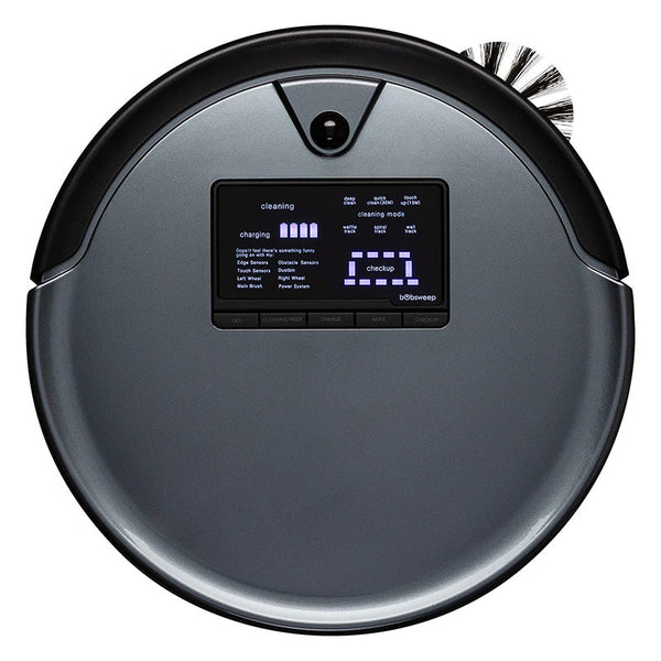 Bobsweep PetHair Plus Robotic Vacuum Cleaner and Mop - Charcoal