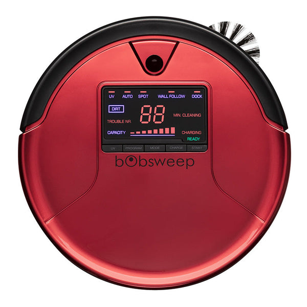 Bobsweep Robotic Vacuum Cleaner and Mop - Rouge