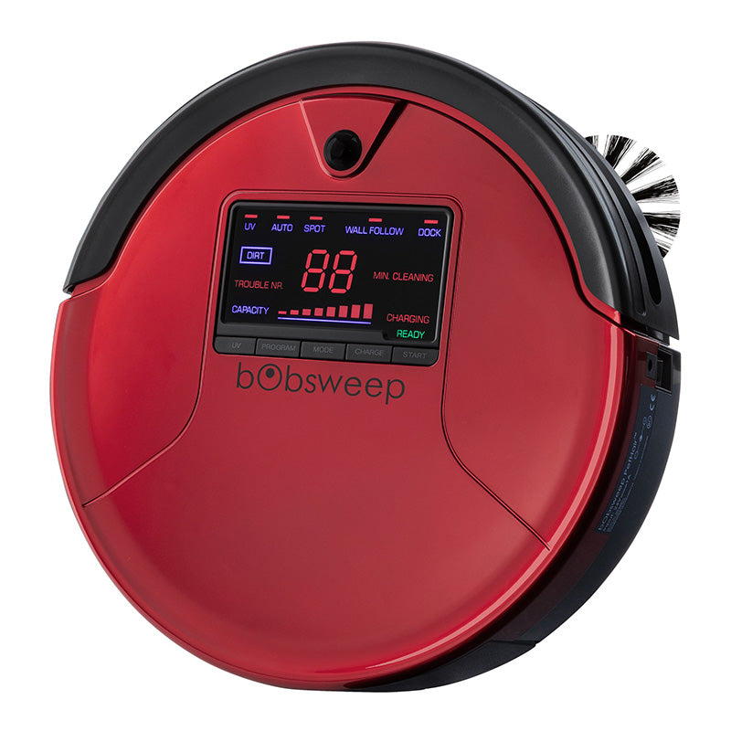 Bobsweep Robotic Vacuum Cleaner and Mop - Rouge