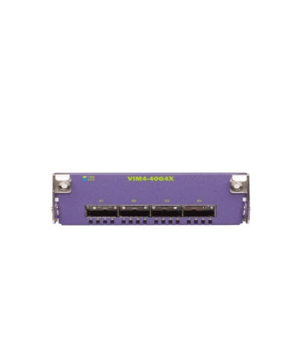 Extreme Networks VIM4-40G4X 4-Port 40GBASE-X QSFP+ Interface Module for X670V-48x