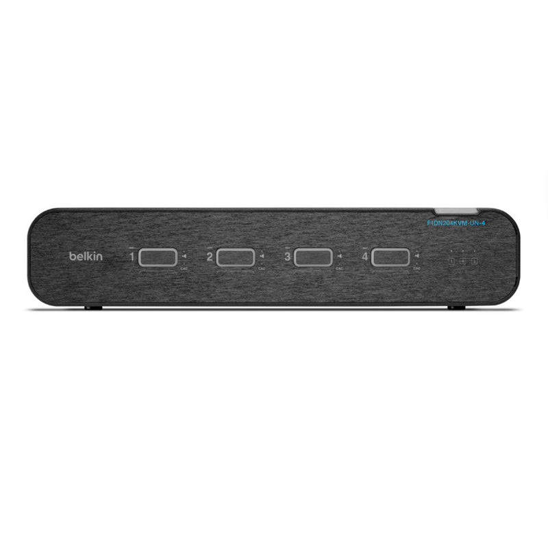 Belkin F1DN204KVM-UN-4 Universal Secure 4-Port Dual Head KVM Switch Box