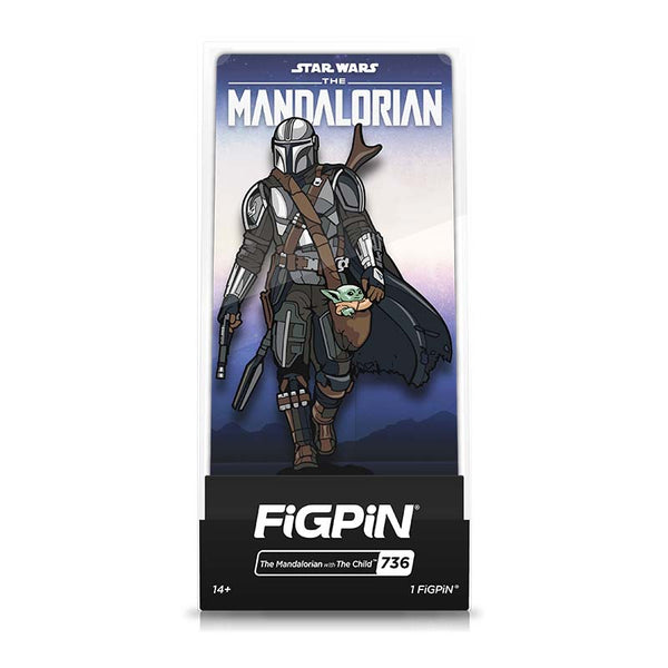 Star Wars The Mandolorian Figpin #736 - Mandorlorian with Child