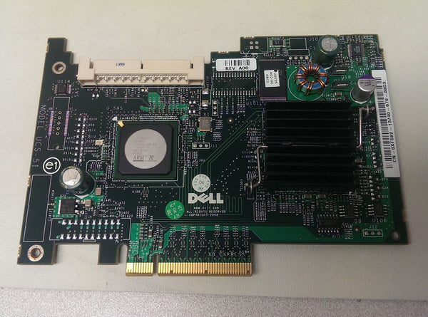 DELL UN939 / 0UN939 / UCS-51 PERC 5i/R PCI-E SAS RAID Controller Card