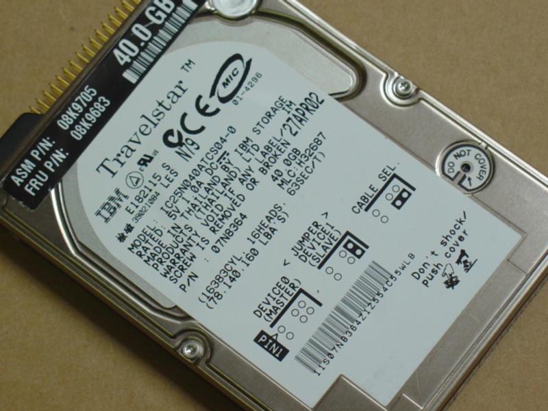 HItachi Travelstar 40GN IC25N040ATCS04-0 40GB 4200RPM 2MB Buffer ATA-100 2.5\ Hard Drive"