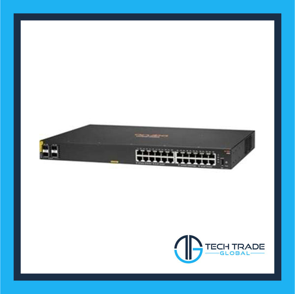 JL677A | HPE Aruba 6100 24G Class4 PoE 4SFP+ - switch - 28 ports - managed - rack-mountable