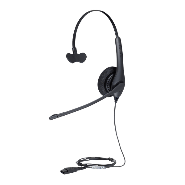 VOIP IP Headset - Jabra Biz 1500 Mono QD Headset with Detachable USB Bottom Cord