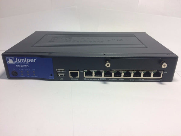 Juniper Networks SRX210HE POE TAA SRX210 Secure Services Gateway PoE Router