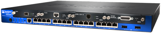 Juniper Networks SRX240H2 16-Ports RJ-45 10/100/1000Base-T Rack-Mountable Gigabit Ethernet Service Gateway