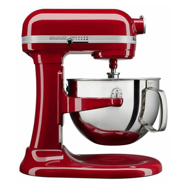 KitchenAid KP26M1XQ3PA 6 Qt. Professional 600 Series Bowl-Lift Stand Mixer - Passion Red