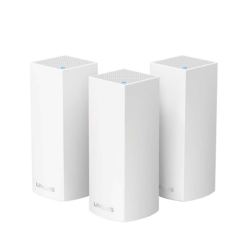 Linksys Velop Intelligent Mesh WiFi System, Tri-Band, 3-Pack White (AC6600)