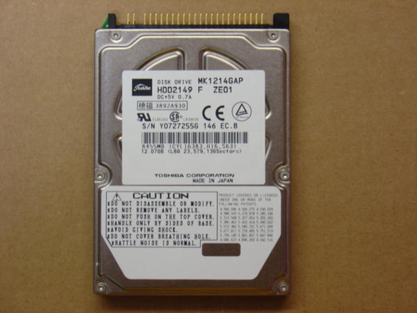 Toshiba 12.07GB 4200RPM 9.5MM Ultra DMA/ATA-4 Drive