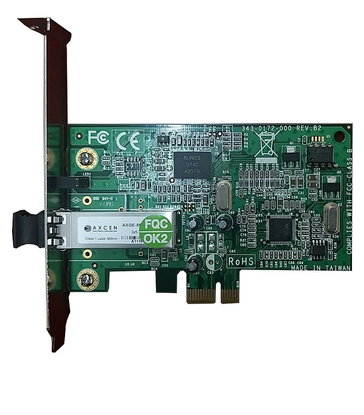 Transition Networks N-GXE-LC-01 1000BASE-SX 850nm multimode Gigabit Ethernet card