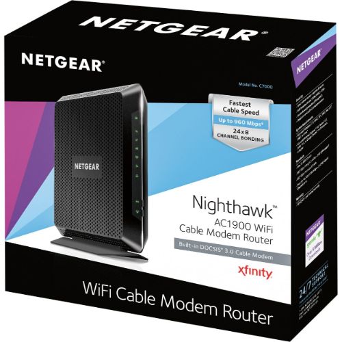 Netgear AC1900 Nighthawk DOCSIS 3.0 Cable Modem Router C7000 - (A Grade)