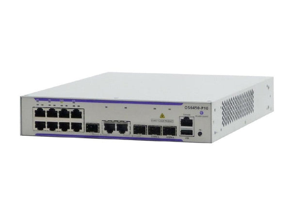 Alcatel Lucent OS6450-P10 Omni Switch 8-Port Rack Mountable Ethernet Switch