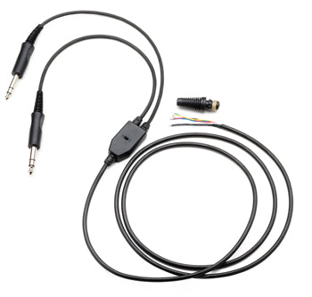 MONO/STEREO HEADSET CABLE/5' cable with mono/stereo switch