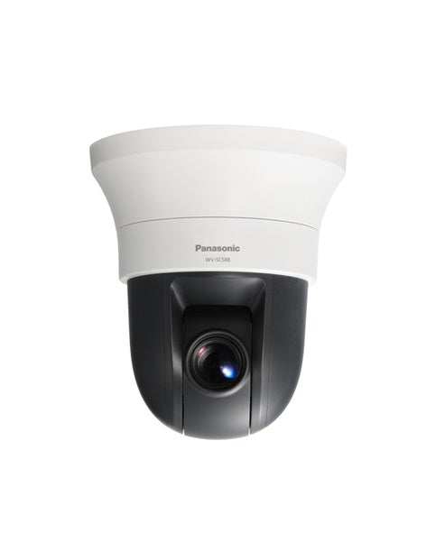 Panasonic WV-SC588 2.4MP Super Dynamic Full Zoom Day-Night PTZ Dome Camera