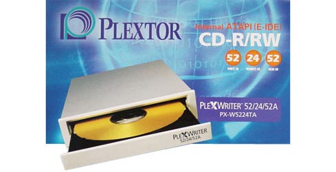Plextor PX-W5224TA 52x ATAPI (E-IDE) 2Mb Buffer 5.25-Inch Internal CD-RW Drive