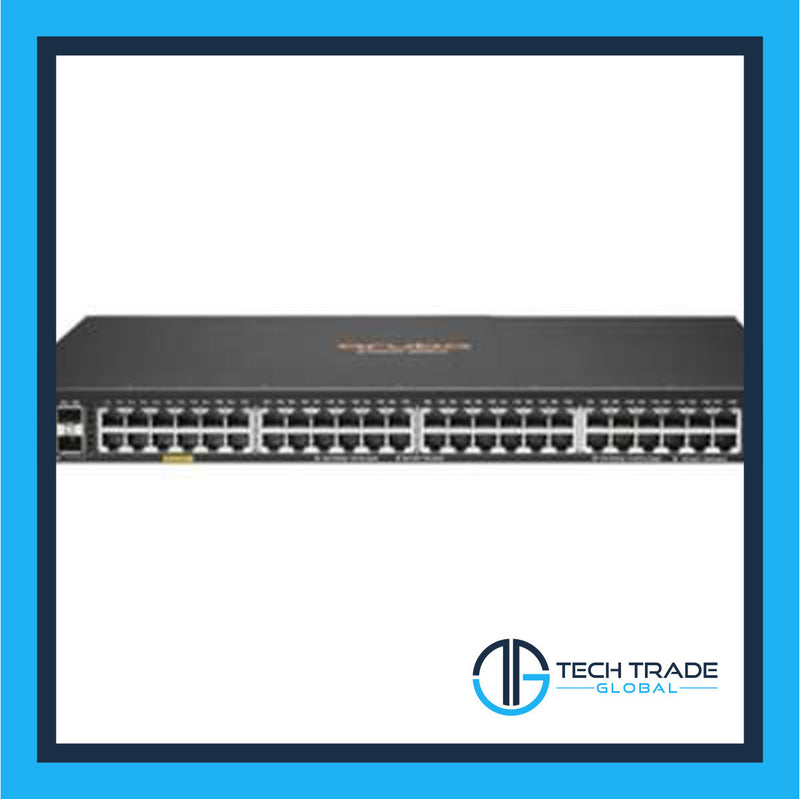 R8N85A | HPE Aruba 6000 48G Class4 PoE 4SFP 370W Switch - switch - 48 ports - manage