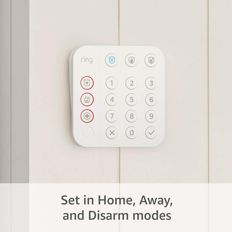 Ring Alarm Home 2nd Gen Keypad and Adapter - White (5AT2S7)