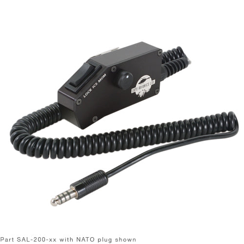 DROP CORD/NATO plug, volume control, 36 coil cord, ICS switch (Lock-Mom)