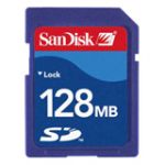SanDisk Corp. SDSDB-128-P60  128MB Secure Digital Flash Memory Card