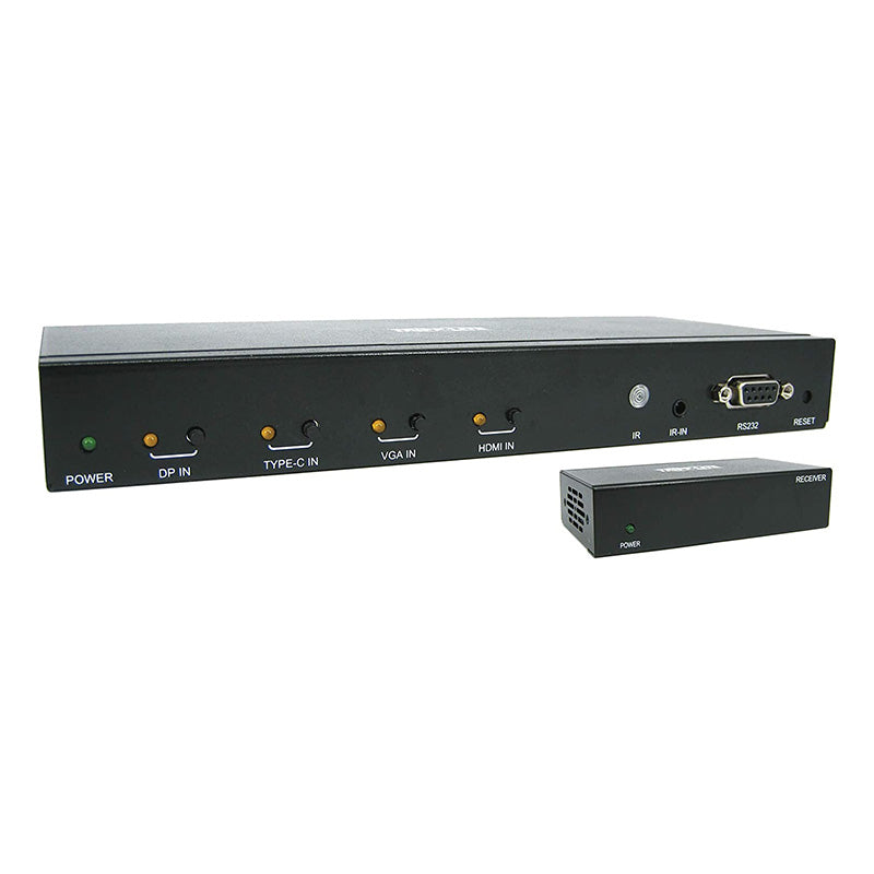 Tripp Lite B320-4X1-MHE-K HDMI VGA 4K 4-Port Multi-Format Presentation Switch