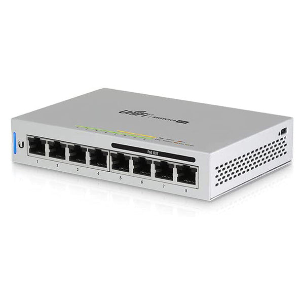 Ubiquiti Networks US-8-60W UniFi 8-Port Gigabit PoE Compliant Managed Switch