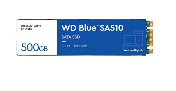 Western Digital WDS500G3B0B BlueSA510 500Gb SATA-6Gbps M.2 Solid State Drive