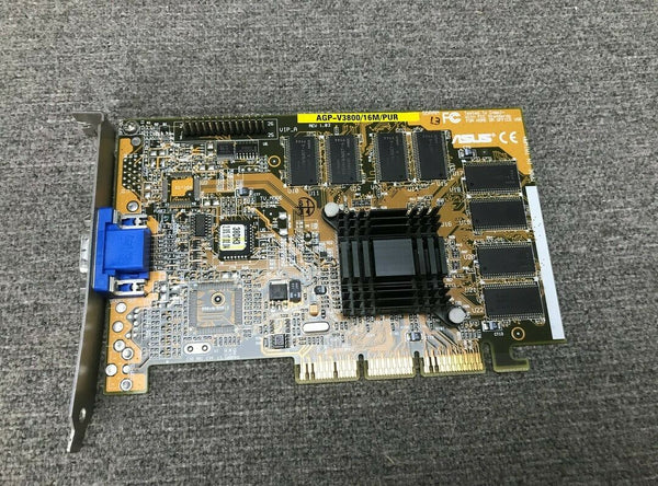 Asus AGP-V3800/16M/PUR AGP 16MB Video Card