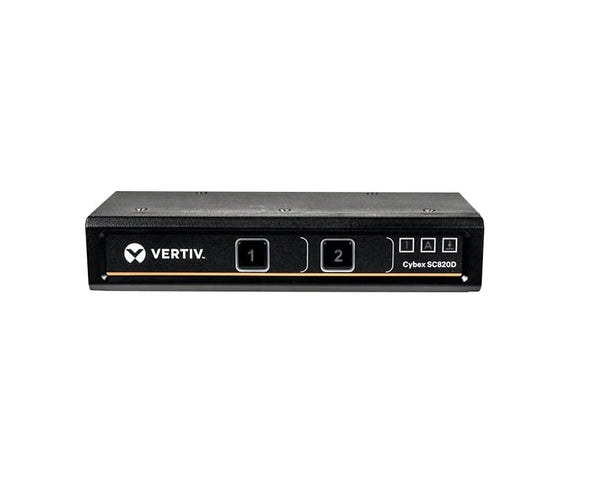 Vertiv SC820DP-001 Cybex SC800 2-Port 3840x2160 Secure Desktop KVM Switch