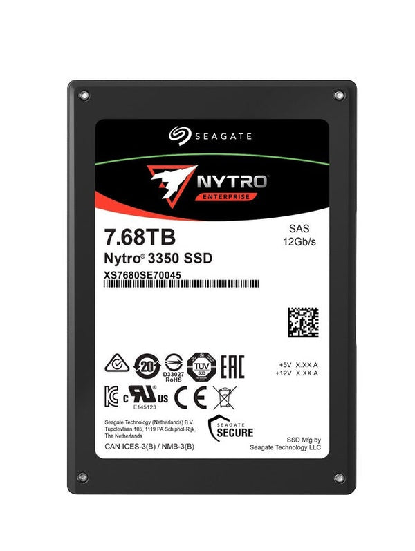 Seagate XS7680SE70045 Nytro 3350 7.68TB SAS 12Gbps 2.5-Inch Solid State Drive