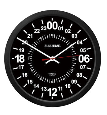 ZULU 24 HOUR CLOCK/Black, 10