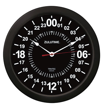 ZULU 24 HOUR CLOCK/Black, 14