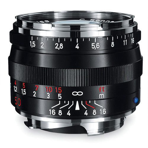 ZEISS C Sonnar T* 50mm f/1.5 ZM Lens (Black)