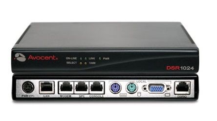 Avocent DSR1024PS2-001 Single Port PS/2-System KVM Over IP Switch