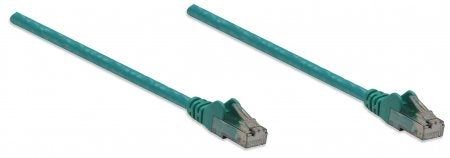 INTELLINET/Manhattan 342551 Network Cable, Cat6, UTP 100 ft. (30.0 m), Green (50 Packs), Stock