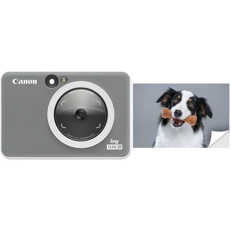 Canon IVY CLIQ2 Instant Camera Printer (Charcoal)
