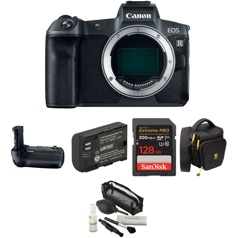 Canon EOS R Mirrorless Camera with Battery Grip Kit