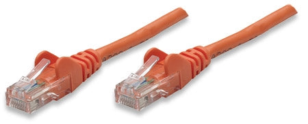 INTELLINET/Manhattan 338325 Network Cable, Cat5e, UTP 50 ft. (15.0 m), Orange (30 Packs), Stock# 338325