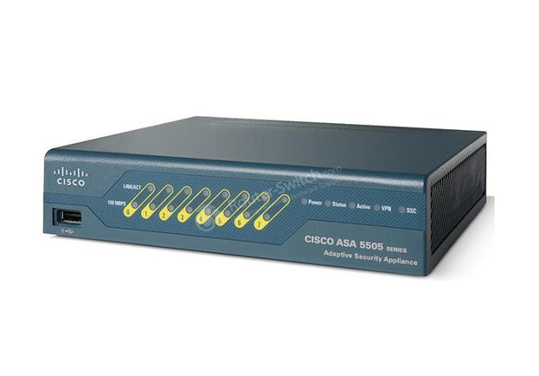Cisco ASA5505-SEC-BUN-K9 8-Port ASA 5505 Firewall Edition Bundle PoE Security Appliance
