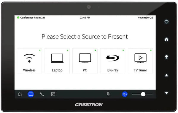 Crestron TSW-1060-B-S 10.1-Inch Black Smooth Touch Screen