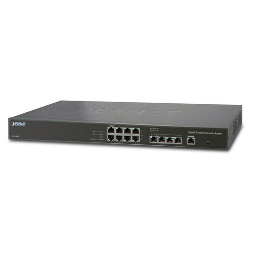 PLANET CS-5800 Gigabit Content Security Router, 13-Port Gigabit for LAN/WAN/DMZ, In/Outbound Load Balance & Multi-WAN Fail-over, Bandwidth & Content Filtering Management, Stock