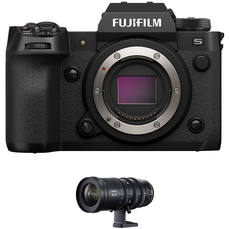 FUJIFILM X-H2S Mirrorless Camera with MKX18-55mm Lens Kit