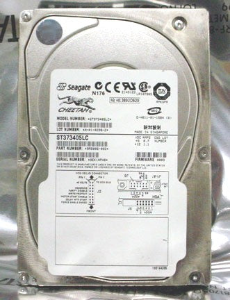 Seagate Cheetah 73LP ST373405LC 73.4GB 10KRPM 4MB Ultra-160 SCSI 80PIN SCA-2 3.5\ Hard Drive"