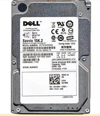 DELL G108N 73GB 15KRPM SAS 2.5\ Hard Drive"