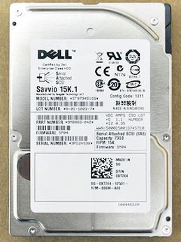 DELL XT764 73GB 15KRPM SAS 2.5\ Hard Drive"