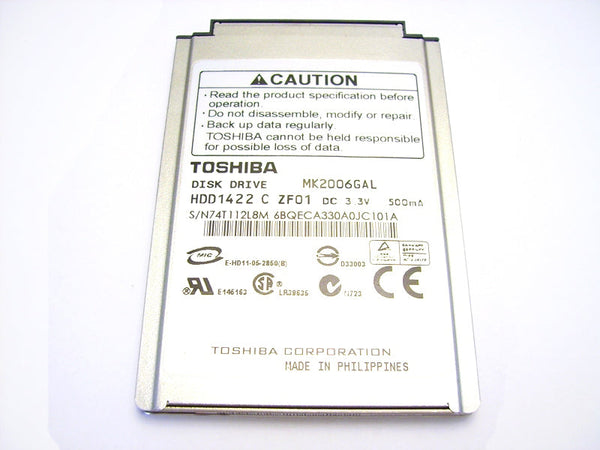 Toshiba 20GB 4200rpm 2MB Notebook / Ipod 1.8\ Hard Drive"