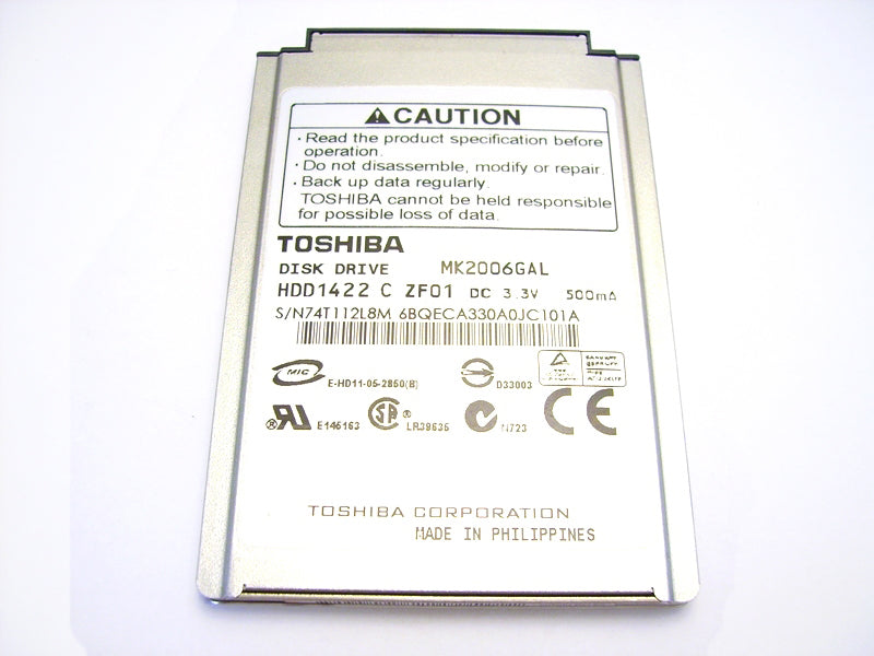 Toshiba 20GB 4200rpm 2MB Notebook / Ipod 1.8\ Hard Drive"