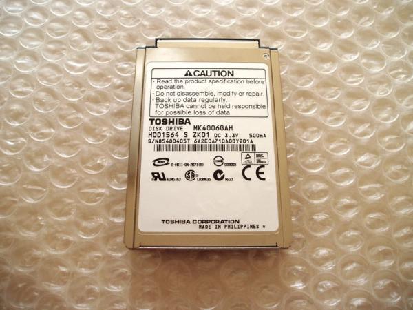 Toshiba MK4006GAH 40GB 4200RPM 2MB Ultra DMA-ATA-100 1.8\ Notebook / IPOD Hard Drive (HDD1564)"